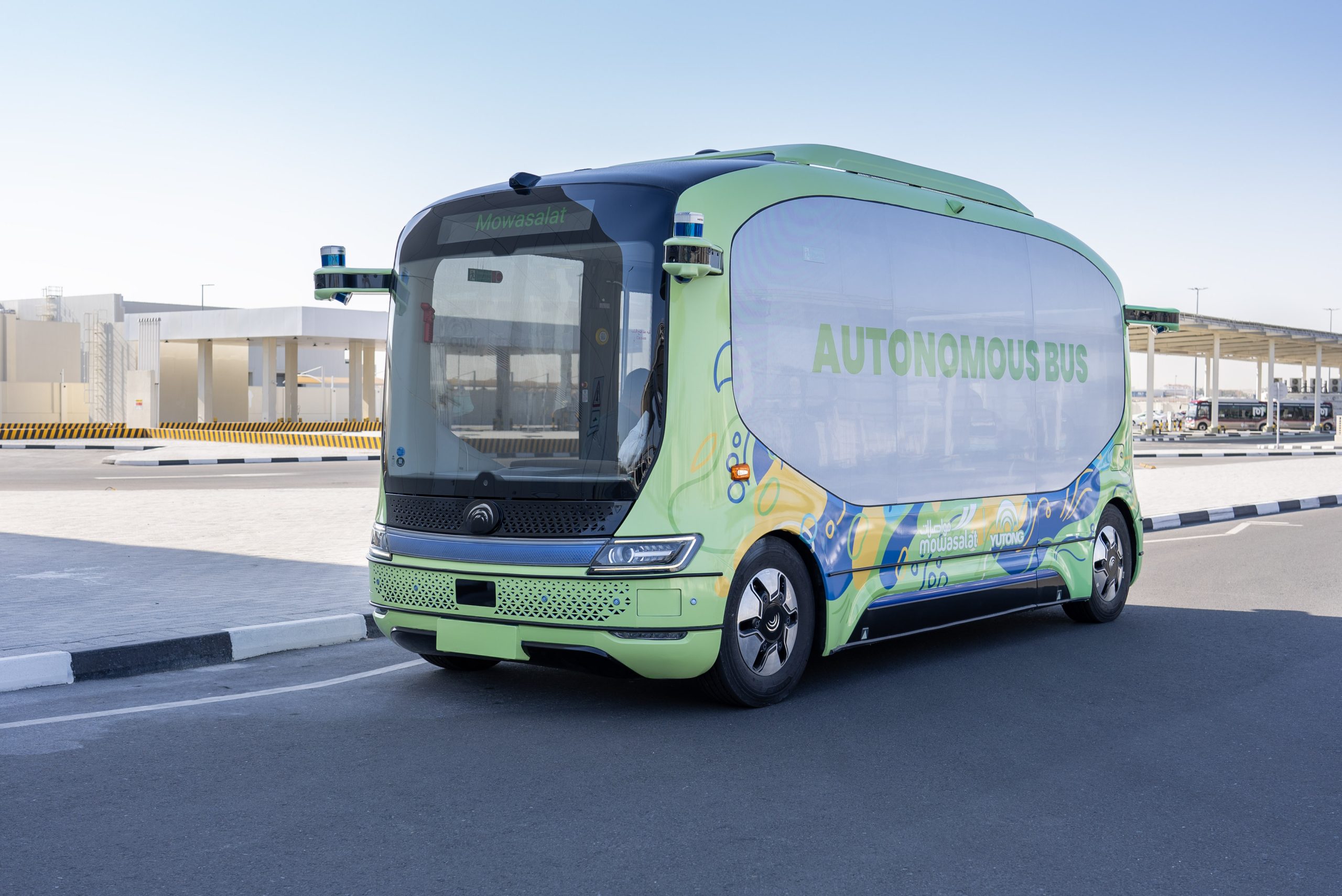 Ministry Announces Successful Autonomous E-Bus Trial Run at Lusail Bus Depot